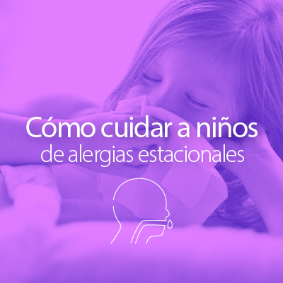 Cómo cuidar a niños de alergias estacionales 