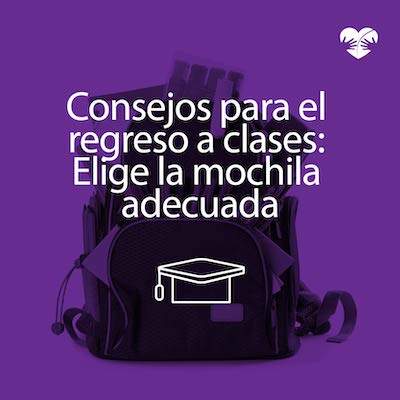 Elige la mochila adecuada