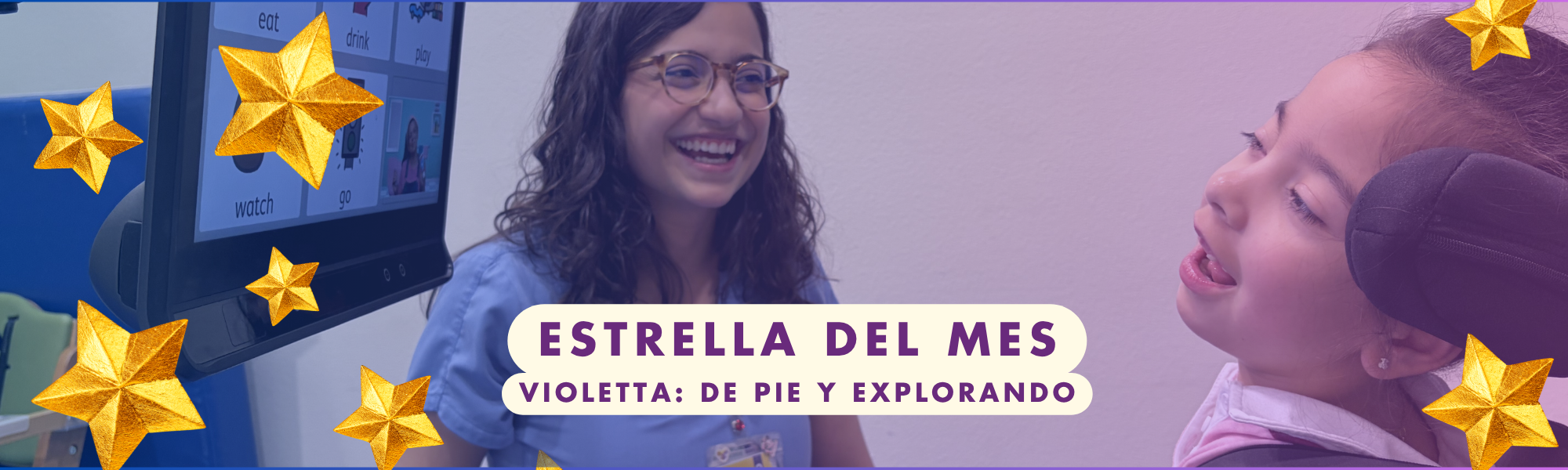 Estrella del mes: Violetta – de pie y explorando